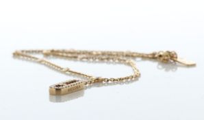 18ct Rose Gold Messika Diamond Anklet 0.25 Carats - Valued By AGI £2,560.00 - Messika Move Uno