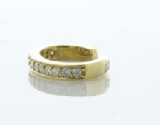 18ct Yellow Gold Anita Ko Single Row Diamond Ear Cuff 0.12 Carats - Valued By AGI £818.00 - A row of