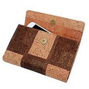 RRP £34.63 Boshiho Cork Wallet Credit Card Holder Cell Phone Clutch