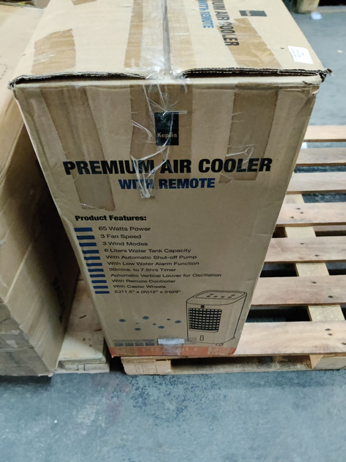 RRP £133.99 KEPLIN Air Cooler 6L WHITE Portable Conditioner - Image 2 of 3