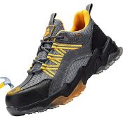 RRP £33.49 TAERGU Safety Trainers for Men Women Steel Toe Cap