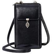 RRP £30.30 ENONEO Leather Crossbody Phone Bags for Women