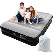 RRP £89.32 Double Airbed with Built in Pump