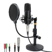 RRP £34.93 ZHENREN XLR to 3.5mm Condenser Microphone