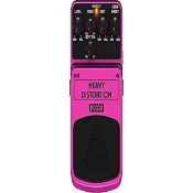 RRP £44.65 Behringer HD300 HEAVY DISTORTION Effects Pedal,Pink