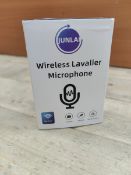 RRP £19.26 Wireless Lavalier Microphone for iPhone iPad