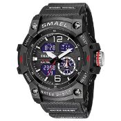 RRP £24.86 SMAEL Men's Watches Military Outdoor Waterproof Sports