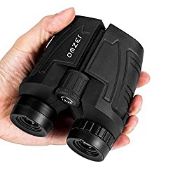 RRP £30.14 OMZER 12x25 Compact Binoculars with High Power BAK4