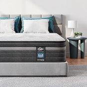 RRP £207.67 TeQsli Gel Memory Foam Pocket Sprung Single Mattress