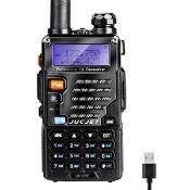 RRP £38.74 UV-5R E Walkie Talkie VHF/UHF Long Range Dual Band Ham Amateur Two Way Radio