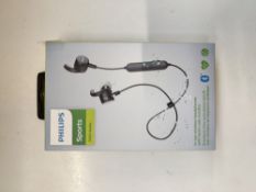 2 Items In This Lot. 2X PHILIPS SPORTS 5000 SERIES EARPHONES TOTAL RRP £90