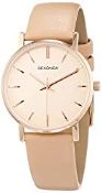 RRP £25.67 Sekonda Womens Analogue Classic Quartz Watch with Leather Strap 2886