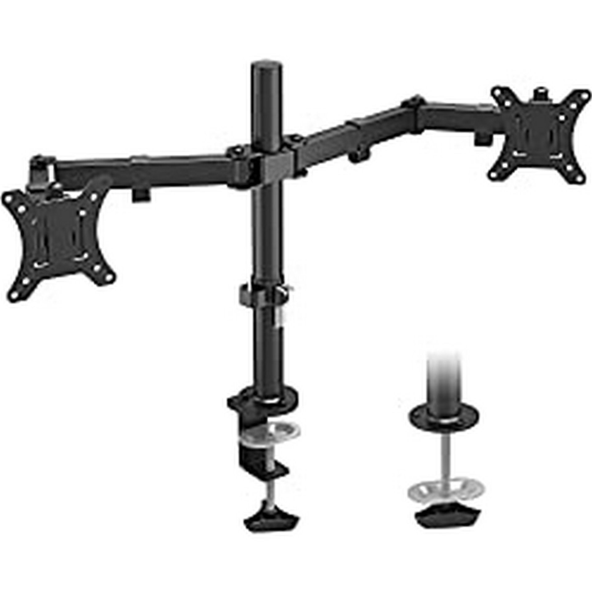 RRP £36.84 BONTEC Dual Monitor Stand for 13-32 inch LCD LED PC Screens