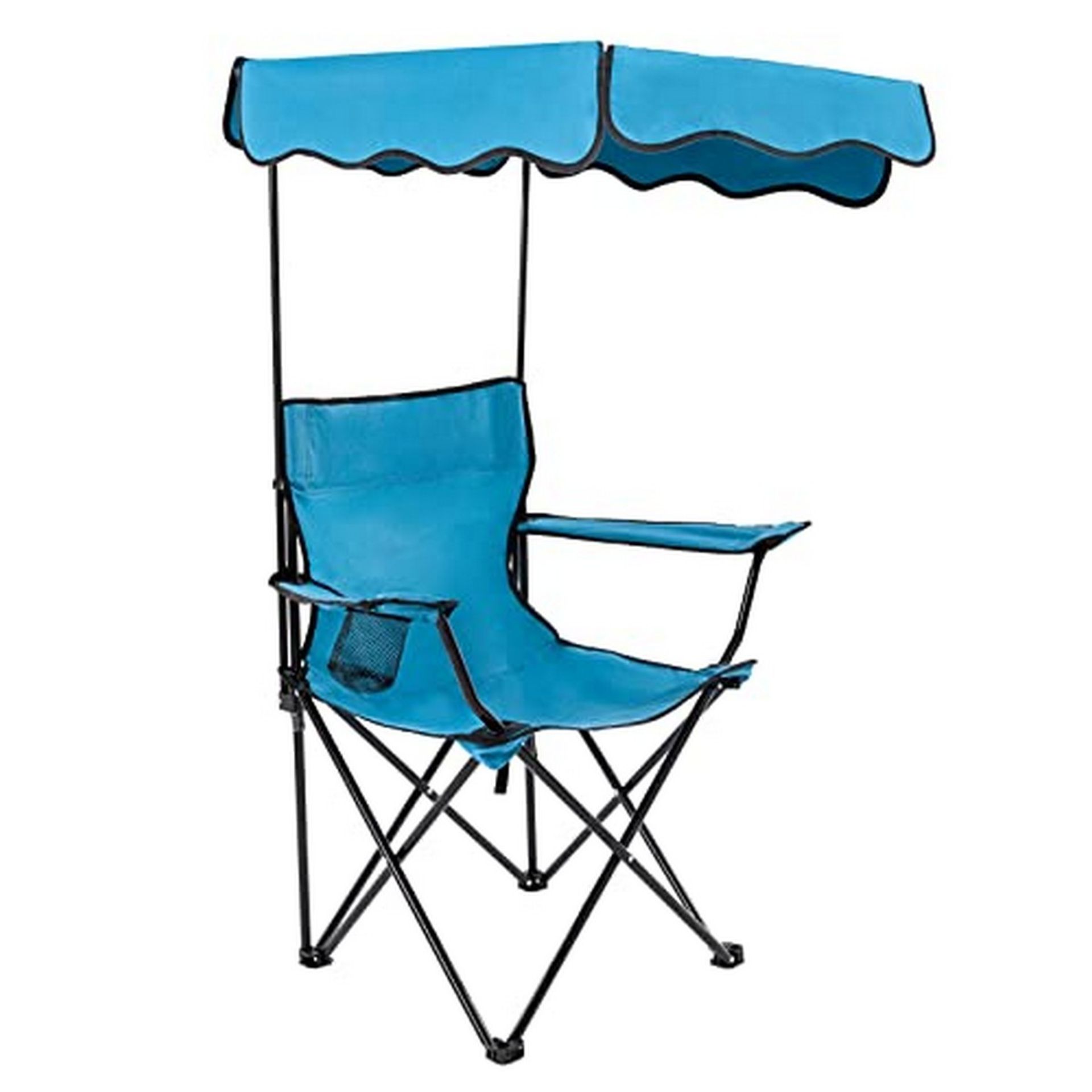 RRP £51.35 Carvapet Camp Chair with Canopy Shade Folding Camping