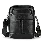 RRP £27.90 UBORSE Men's Leather Shoulder Bag Business Messenger