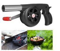 RRP £22.22 FireAngels Manual Fan Air Blower For Barbecue Fire