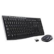 RRP £22.43 Logitech MK270 Wireless Keyboard and Mouse Combo for Windows