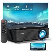 RRP £195.40 NexiGo Native 1080P Projector PJ20 with Dolby_Sound Support