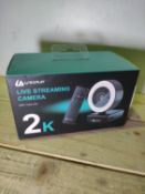 RRP £21.43 LPDISPLAY H200 2K 4MP AutoFocus Webcam with Remote