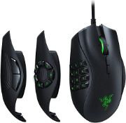 RRP £93.73 Razer Naga Trinity - MOBA/MMO Wired Gaming Mouse (3 Interchangeable Side Plates