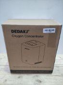 RRP £287.83 DEDAKJ Portable Oxygen Concentrator 1-7L/min Flow Adjustable