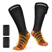 RRP £32.37 ELUTENG Heated Socks for Women and Men