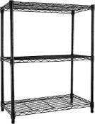 RRP £44.65 Simple Deluxe Heavy Duty 3-Tier Shelving with Wheels