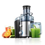 RRP £63.64 Juicer Machines FOHERE 800W Juicers Whole Fruit and Vegetable Easy to Clean