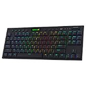 RRP £78.15 Redragon K621 Horus TKL Wireless RGB Mechanical Keyboard