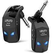 RRP £41.06 LEKATO 2.4GHz Guitar Wireless System 8Hs Runtime Wireless