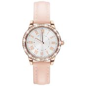 RRP £25.67 Women's Analogue Quartz Watch with Leather Strap for