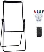 RRP £79.17 XIWODE Magnetic U-Stand Dry Erase Board/Flip Chart Whiteboard