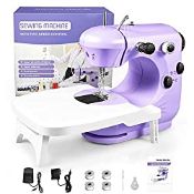 RRP £33.49 Handheld Sewing Machines with Extension Table