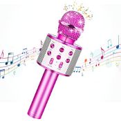 RRP £12.49 Karaoke Wireless Microphone for Kids Popular Singing