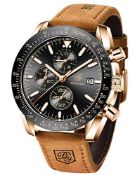 RRP £42.59 BENYAR Men's Watch Quartz Sports Chronograph Fashion