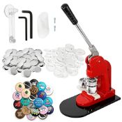 RRP £88.43 Dyna-Living Button Badge Maker Machine 25mm