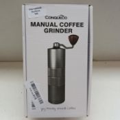 RRP £60.89 CONQUECO Manual Coffee Grinder Burr: Portable Stainless
