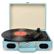 RRP £48.00 DIGITNOW! Turntable record player 3speeds with Built-in Stereo Speakers