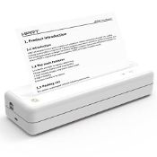 RRP £189.82 HPRT A4 Thermal Printer - MT810 Portable Bluetooth Printer