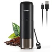 RRP £58.30 Portable Electric Burr Coffee Grinder: CONQUECO Small