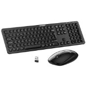 RRP £21.20 TECKNET Wireless Keyboard and Mouse Set