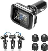 RRP £44.82 Tyre Pressure Monitoring System TPMS USB Port Wireless