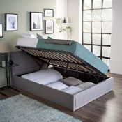 RRP £267.42 Home Treats Side Lift Up Ottoman Upholstered Bed |
