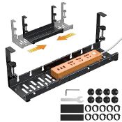 RRP £26.79 Under Desk Cable Management Tray