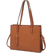 RRP £22.31 MORGLOVE Women's Handbags Faux Leather Tote Bags Large