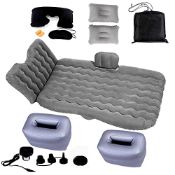 RRP £51.35 Icelus Inflatable Car Air Mattress with Back Seat Pump Portable Travel