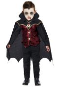 RRP £22.32 Forever Young Boys Classic Vampire Dracula Halloween