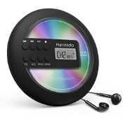 RRP £44.61 Hernido Portable CD Player for Car