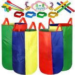RRP £34.16 Sports Day Kit Potato Sack Race Bags Backyard Games for Kids Adults