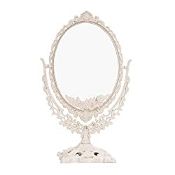 RRP £16.74 EasyChic Home Ornate Mirror Bedroom Dressing Table